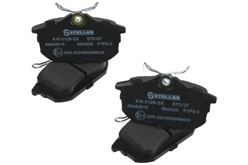 Тормозные колодки дисковые задняя ось STELLOX 616 012B-SX