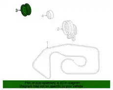 ролик обводной MB 000 202 08 19
