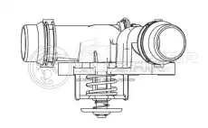 Термостат системы охлаждения LUZAR LT 2625