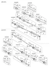 Шрус 49591-2K000 HYUNDAI