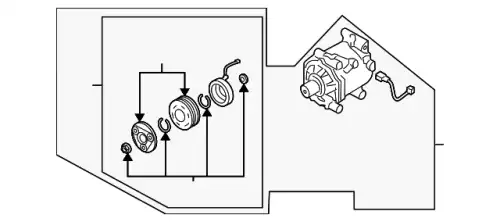Компрессоры кондиционера 7813A321 MITSUBISHI