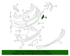  3B0807937AGRU VAG КРЫШКА ОМЫВАТЕЛЯ ФАР L