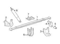 EOTZ5776A Серьга рессоры FORD