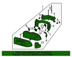 Фара GM 16525157