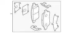 Тормозные колодки дисковые MAZDA D0YN3328ZB