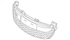 Решетка бампера MAZDA DR61501T1B