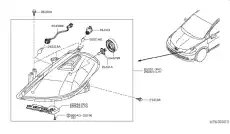 Автолампа NISSAN 26261EM31A 12