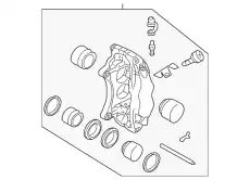 Disk brake kit f rh 26292FE022 SUBARU