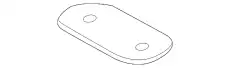 Mount Plate ! \08>15 MB GLK 250 2.1L L4 204 475 01 85