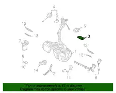 Mount Plate ! \08>15 MB GLK 250 2.1L L4 204 475 01 85