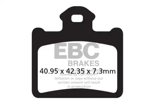Тормозные колодки дисковые EBC FA602R