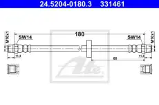 Шланг торм.зад.AUDI/VW 24.5204-0180.3 ATE
