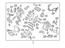 EVAP CORE-PIPE 972513B001 HYUNDAI