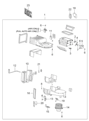 SENSOR-E/CORE TEMP. EF SONATA 9761438000 HYUNDAI