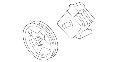 Насос гидроусилителя руля FORD 6W4Z3A696B