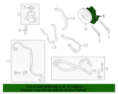Насос гидроусилителя руля FORD BL3Z-3A696-A