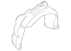 Подкрылок VAG 8D0821171G