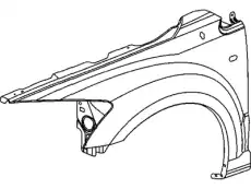 Крыло DODGE 5115660AD