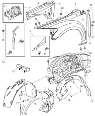 Крыло DODGE 5115660AD