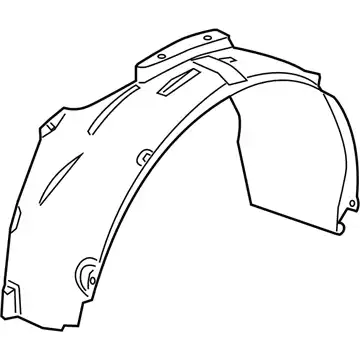 Подкрылок DODGE 5303867AC