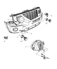Фара JEEP 05303843AA