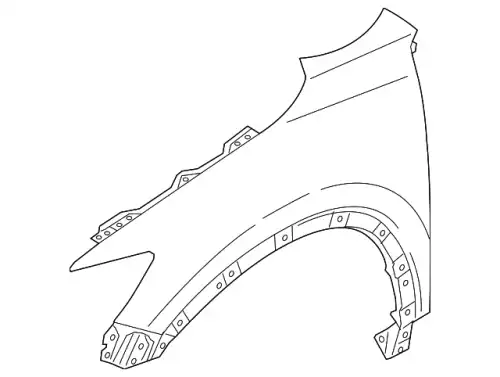 Крыло MAZDA BJS752111