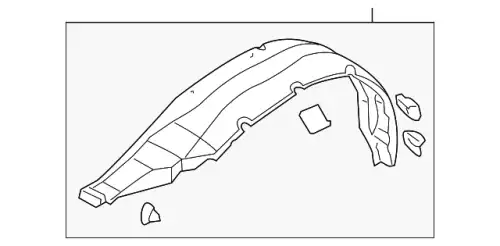 Подкрылок MITSUBISHI MR485423