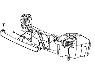 Решетка радиатора DODGE 5288922AC