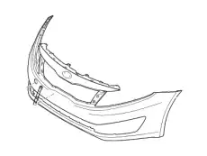 OPTIMA 2010-2013 БАМПЕР ПЕРЕДНИЙ 86511-2T000 KIA