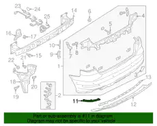 Световозвращатель 8V5945106B VAG