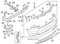 Световозвращатель 8V5945106B VAG