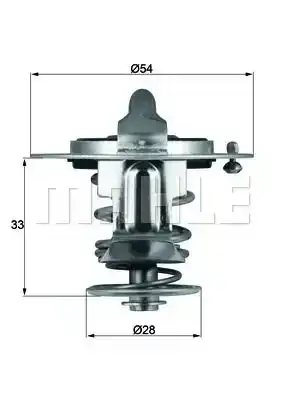 Термостат системы охлаждения KNECHT TX7285D