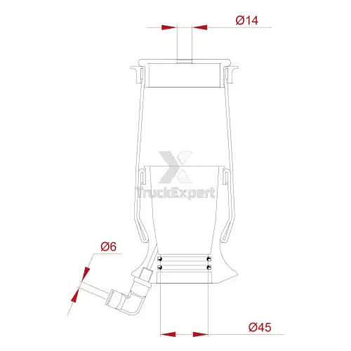 Амортизатор кабины TRUCKEXPERT 46777019