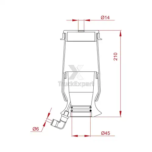 Амортизатор кабины TRUCKEXPERT 46777017