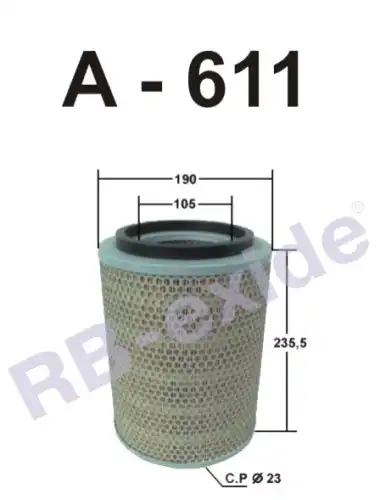 Фильтр воздушный RB-EXIDE A611