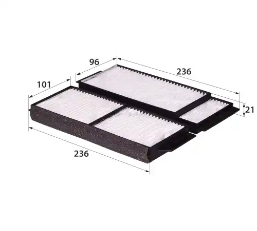 Салонный фильтр RB-EXIDE AC041
