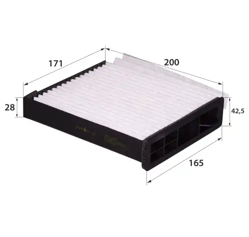 Салонный фильтр RB-EXIDE AC208