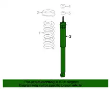 Shock Absorber !Left \12>20 MB SLC 300 2.0L L4 172 320 31 30