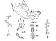 Shock Absorber !Left/Right \05>10 MB SLK 55 AMG 5.5L V8 171 320 05 30