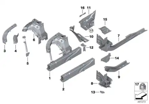 83 42 2 409 986 УПЛОТНИТЕЛЬ ШВА BMW
