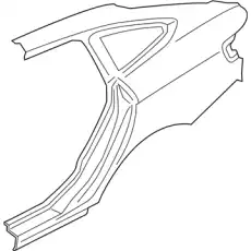 Крыло BMW 41 00 7 334 022
