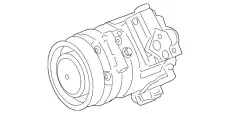 Compressor, Air Conditioner LR019134 LAND ROVER