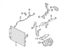 Compressor, Air Conditioner LR019134 LAND ROVER