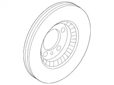 Тормозной диск FORD 9E5Z-1125-C ,