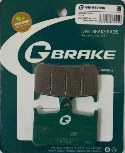 КОЛОДКИ G-BRAKE GM-01044S
