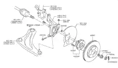 Тормозной диск NISSAN 40206-3LM0A ,