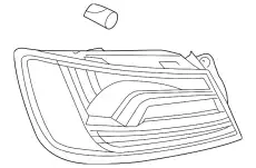 Фонарь задний VAG 8V5945070