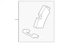 Тормозные колодки дисковые PORSCHE 9A769845100