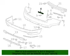 Усилитель бампера HONDA 71596TG7A00