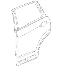 67510TLAA00ZZ PANEL COMP R,RR D HONDA